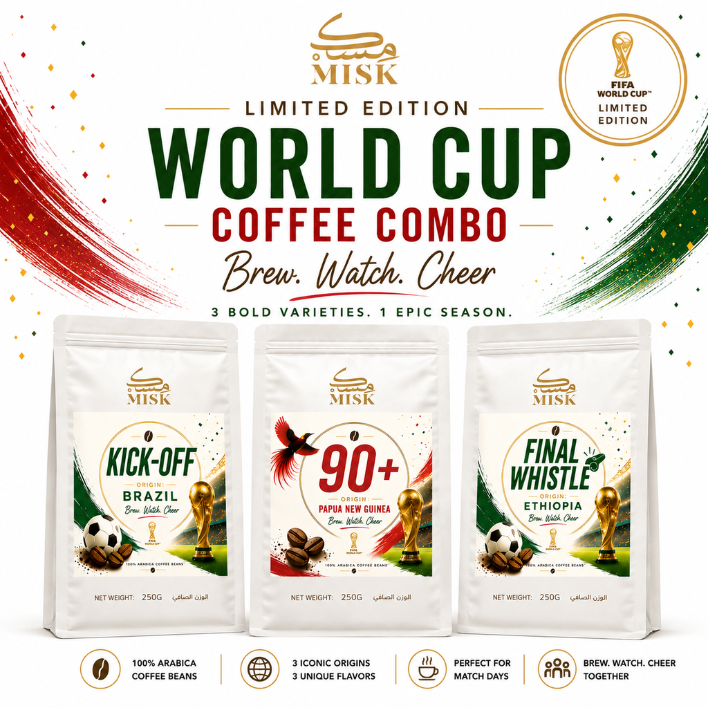 Misk Limited Edition World Cup Coffee Combo (Pack of 3 x 250g)