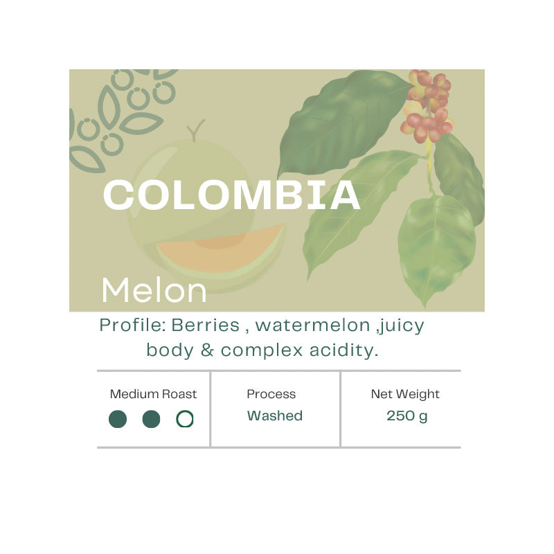 Misk Colombia Melon Infused Filter Coffee 250g
