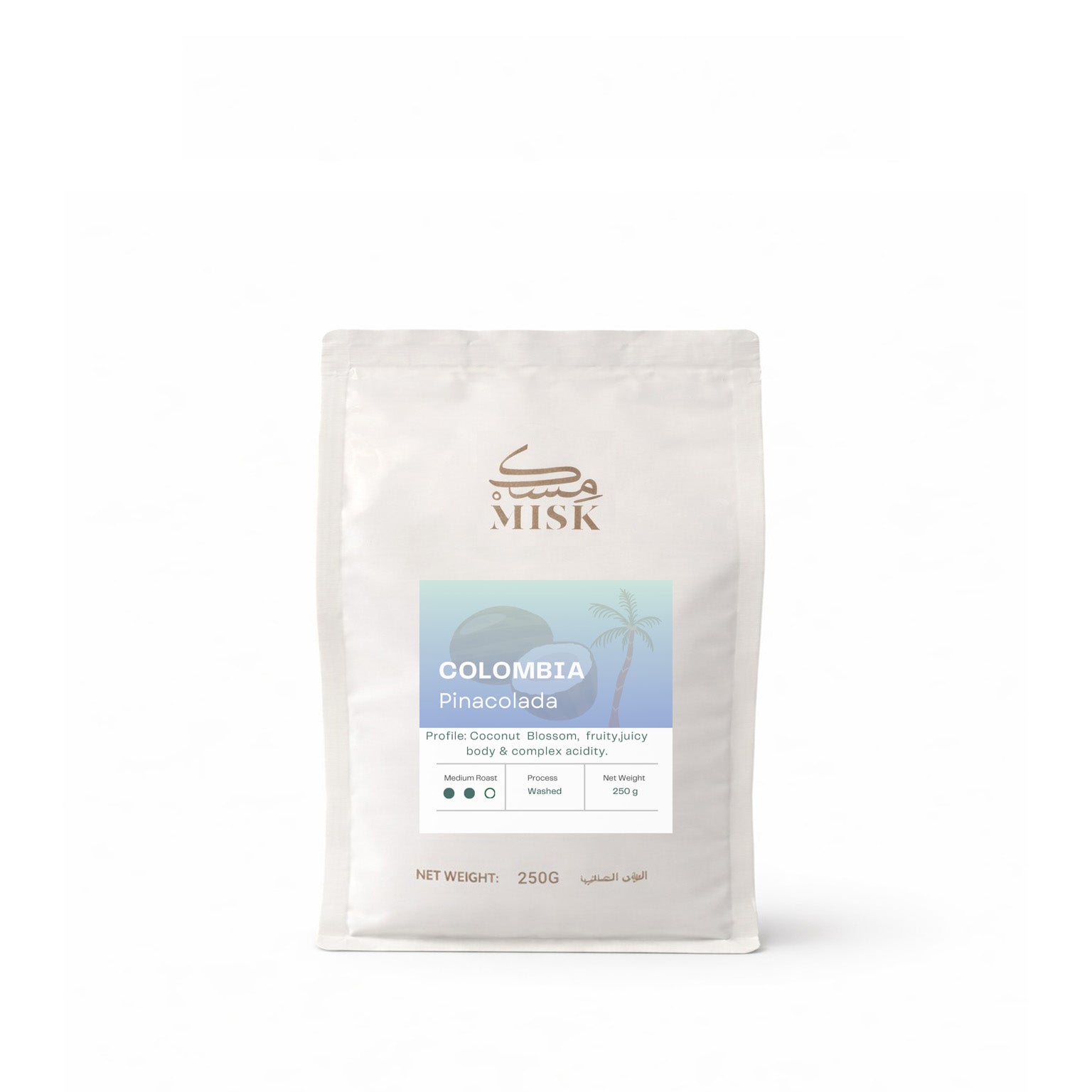 Misk Colombia Pina Colada Infused Filter Coffee 250g