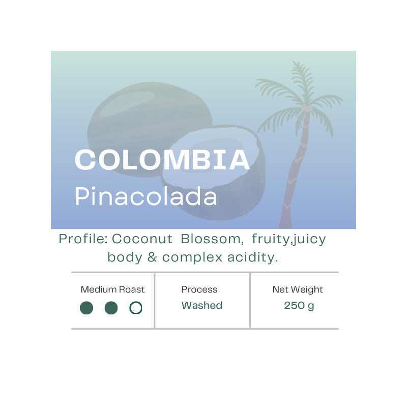 Misk Colombia Pina Colada Infused Filter Coffee 250g