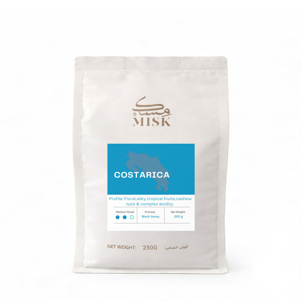 MISK Costa Rica Filter Ground Coffee | Fruit & Nuts | Black Honey Process | 250g