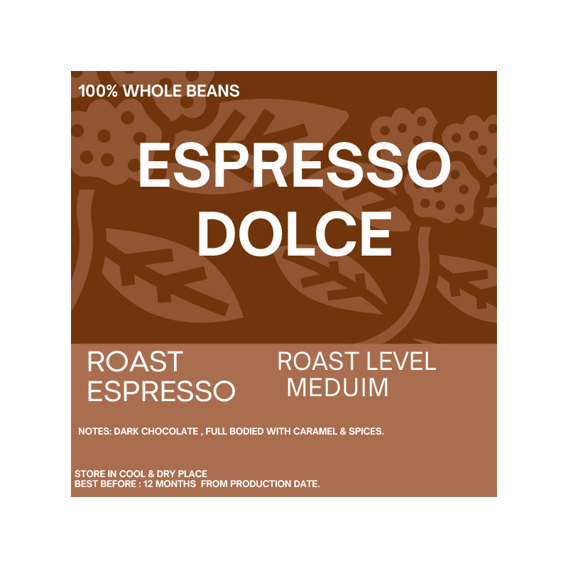 Misk Espresso Dolce Whole Coffee Beans 1 kg