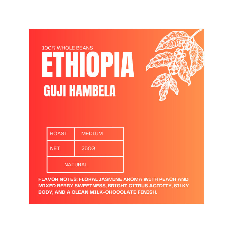Misk Ethiopia Guji Hambella Coffee Beans 250g