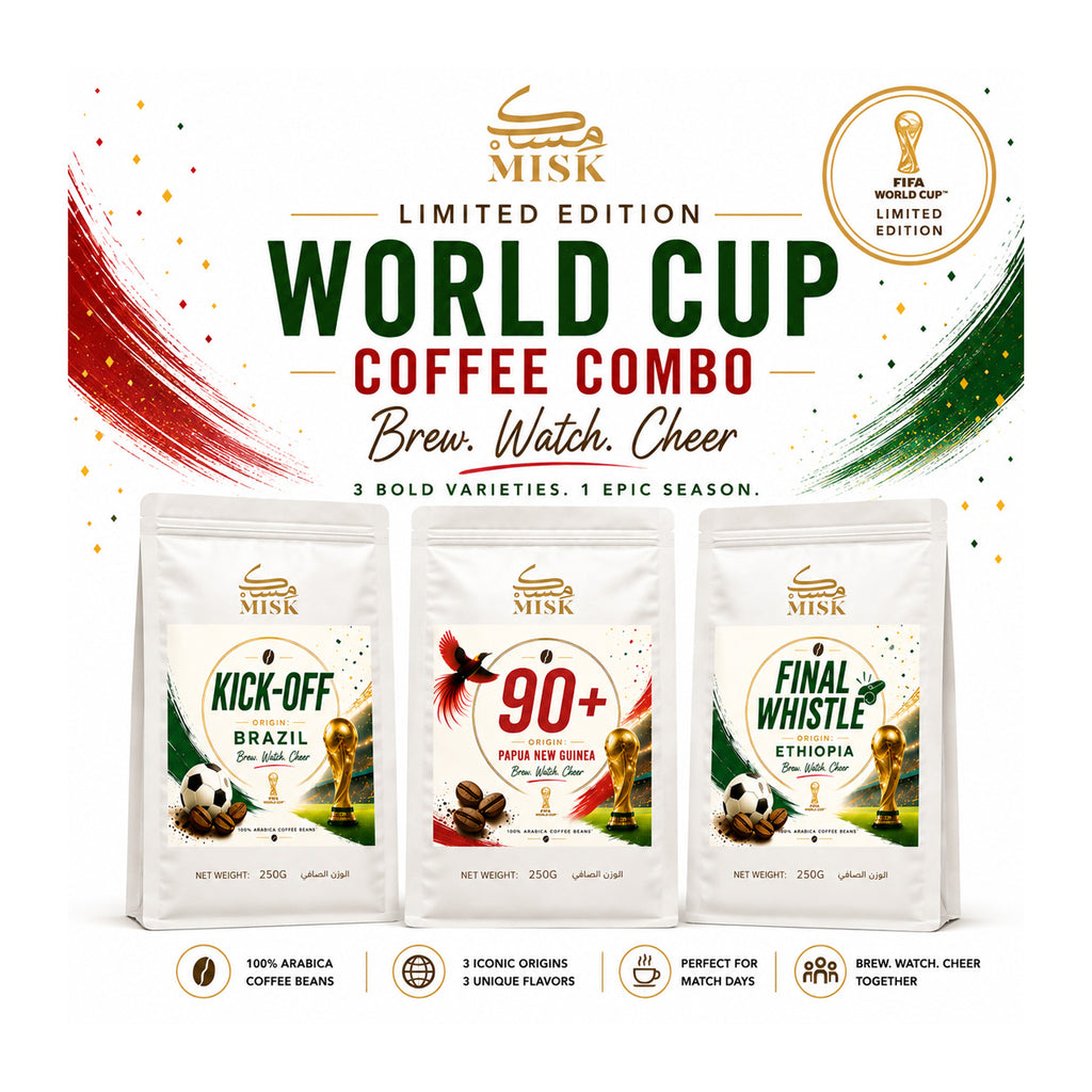 Misk Limited Edition World Cup Coffee Combo (Pack of 3 x 250g)