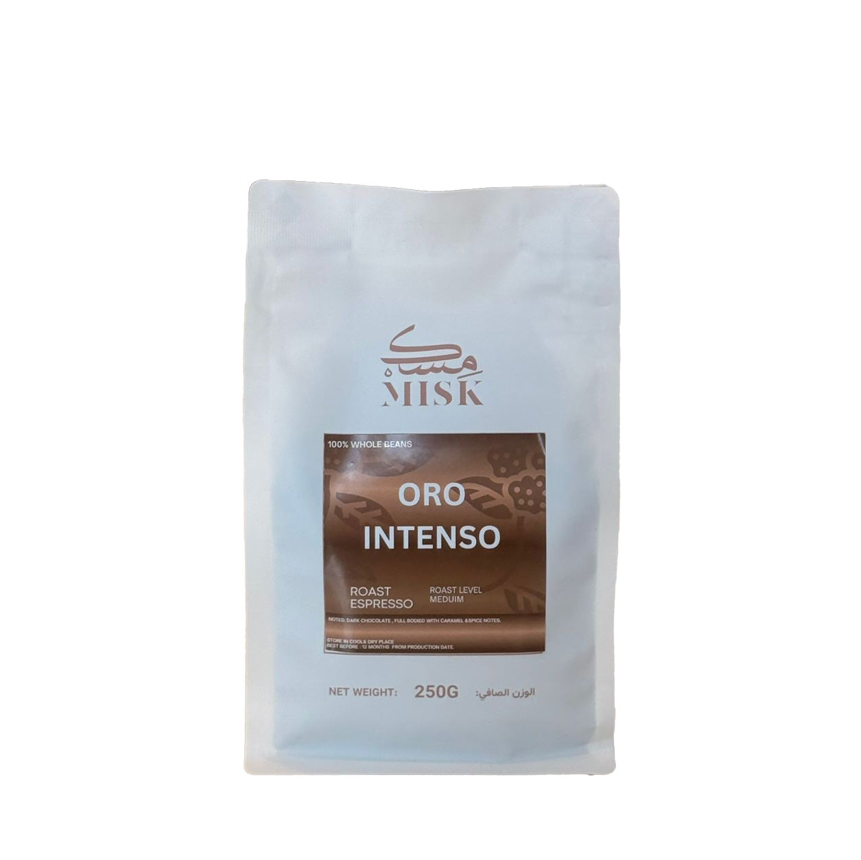 Misk Oro Intenso Whole Coffee Beans 250g