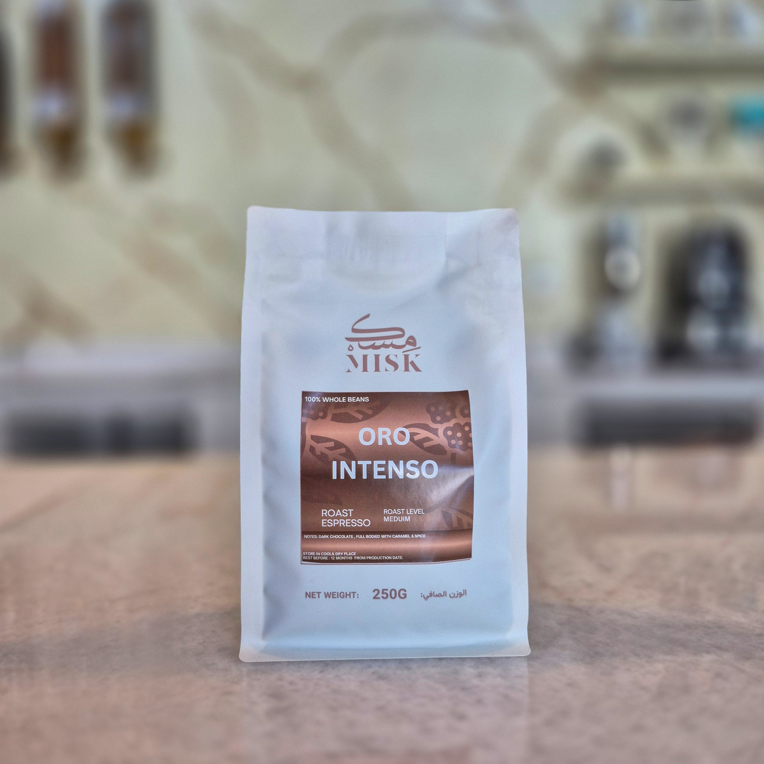 Misk Oro Intenso Whole Coffee Beans 250g