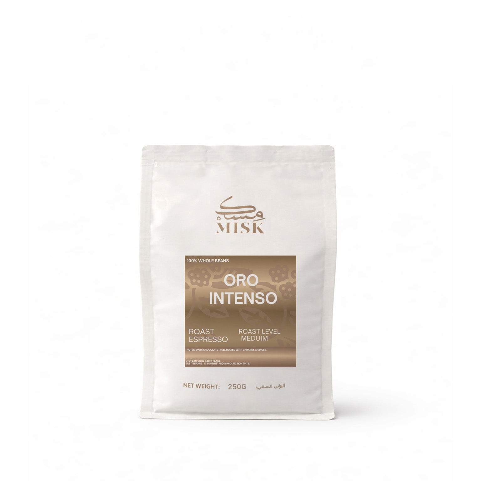 Misk Oro Intenso Whole Coffee Beans 250g