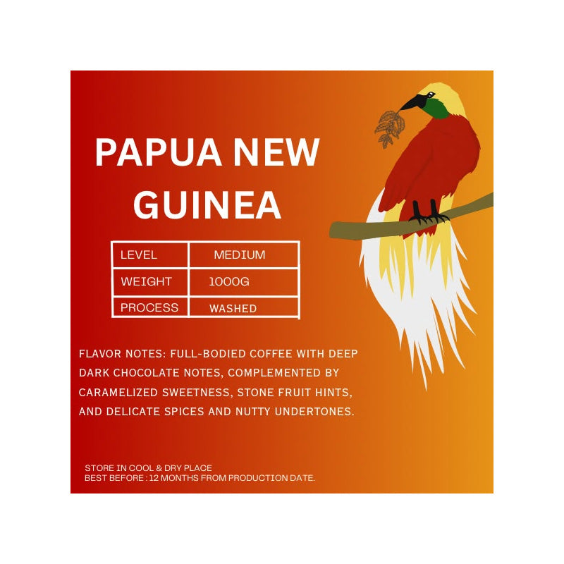 Misk Papua New Guinea Coffee Beans | Rich Chocolate & Spice | 1 kg